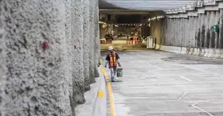 Puente vehicular inferior Constituyentes – Observatorio · fotografía de obra